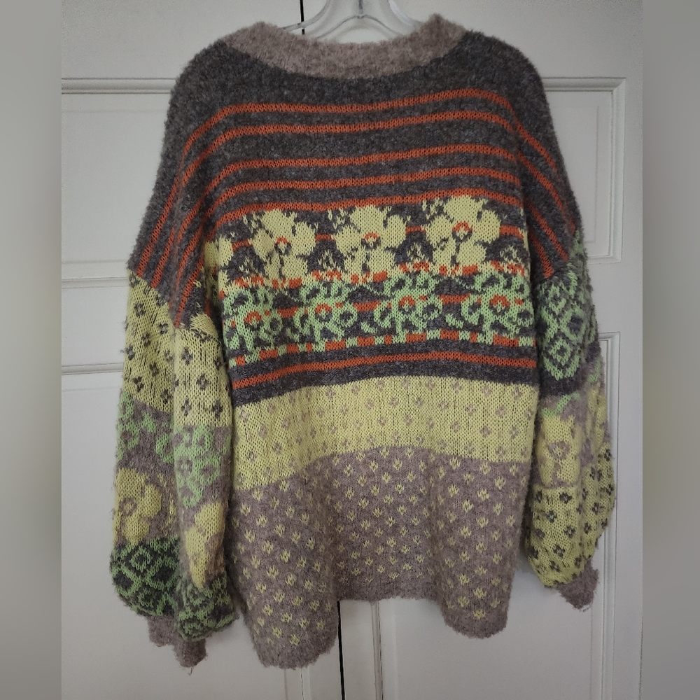 Fate. Women's Colorful Cardigan Oversize .new Condition.pit To Pit 27" - Picture 5 of 7